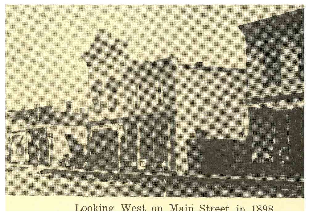 Looking West on Main Street in 1898